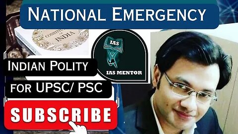 National Emergency|| Emergency Provision|| Part XVIII (352-360) of ndian Constitution|| Article 352