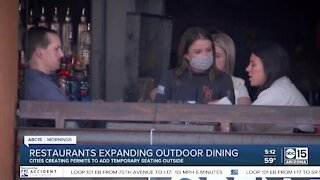Restaurants expanding outdoor seating amid pandemic