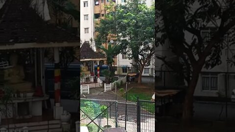 A place of worship at an apartment in Colombo.