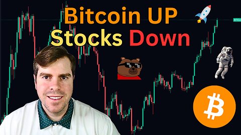 Bitcoin up Stocks Down Should We Buy Altcoins