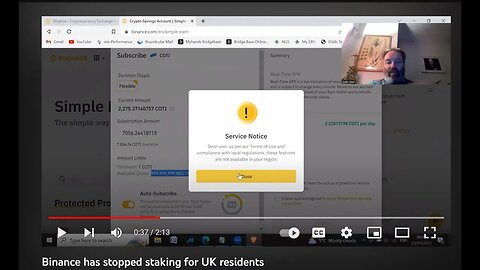 Binance Killed Staking For The UK By Order of The FCA