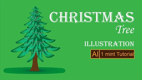 Christmas Tree || 1 Minute Tutorial || illustrator CC || Follow your Heart