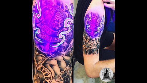 Tattoos that glow "UV Ink Tattoos"