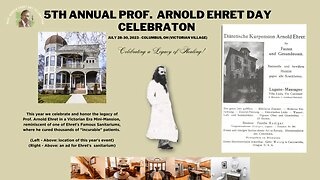 5th Annual Prof. Arnold Ehret Day Celebration Livestream