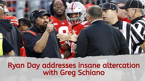 Ryan Day addresses insane altercation with Greg Schiano