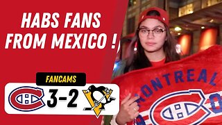 HABS FANS FROM MEXICO ! | MTL 3-2 PIT | FANCAM