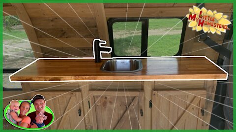 Building A Countertop From Scratch for Van Conversion | Weekly Peek Ep302