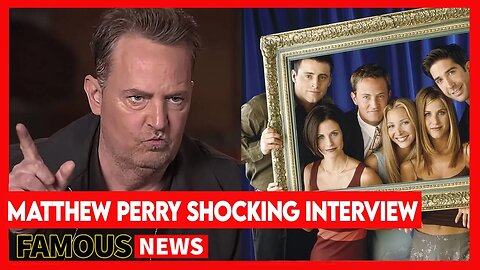 Matthew Perry Slurred Speech Worries Fans During 'Friends Reunion' Promo | Famous News
