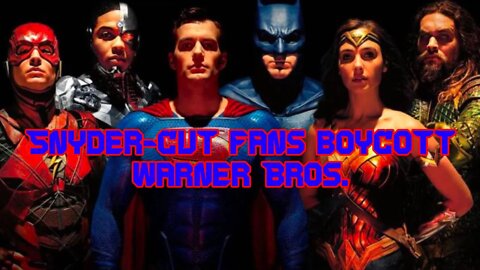 Snyder Cut DC fans call for boycott of Warner Brothers and the D-She-U