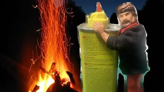 Mexican Chuck Norris having a bonfire
