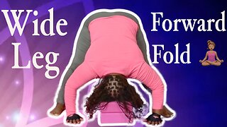 Wide Leg Forward Fold🧘🏽‍♀️