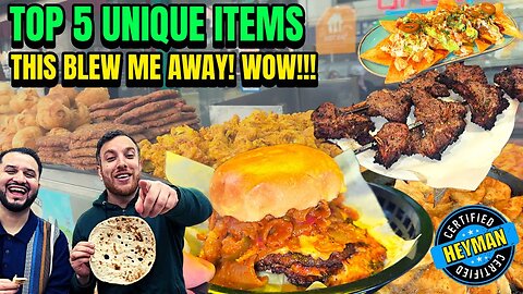 Here Are 5 UNIQUE ITEMS I've NEVER Had! Food Tour Ft Local Expert