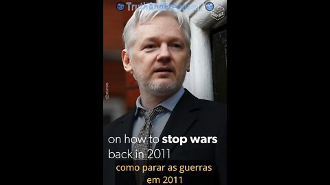Julian Assange - "Fake News Create wars!"