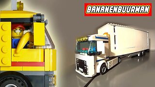 Lego 60060 Auto transporter - Lego Road #008 driving Lego trucks