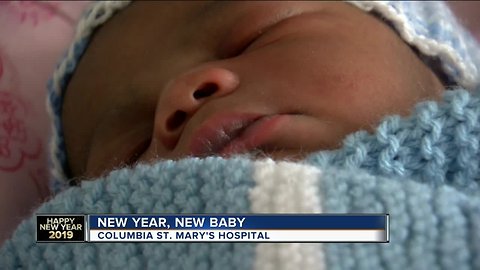 Milwaukee woman more hopeful for future with birth of son born New Year's Day