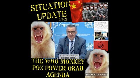 Situation Update 6/06/22: WHO Monkeypox Power Grab Agenda! Riots & Martial Law Coming! Child Rescue Underground! Adrenochrome For Sale At Davos! EQS In China! Blackouts