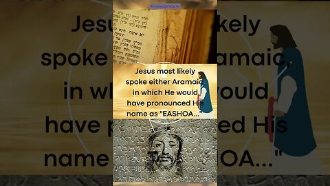 was Jesus His name?