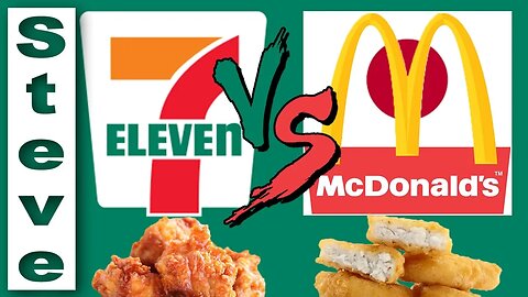 JAPAN McDonald's VS 7-Eleven - Chicken Smack down 🇯🇵