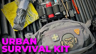 Urban Survival Bag Loadout | EDC Tactical Fanny Pack