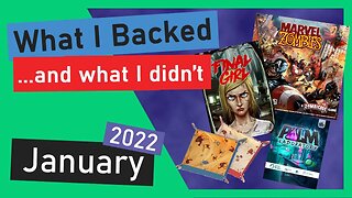 Why I backed Marvel Zombies and not Final Girl.. and other board games