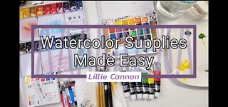 Watercolor Supplies Made Easy