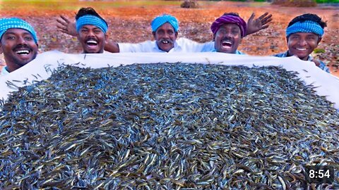 10_MILLION_TINY_FISHES___Ayira_Meen___Rare_River_Fish_Cleaning_and_Cooking_In_Village___Fish_Recipes