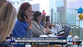 Mix 106.5's radiothon underway, raising money for Johns Hopkins Children's Center