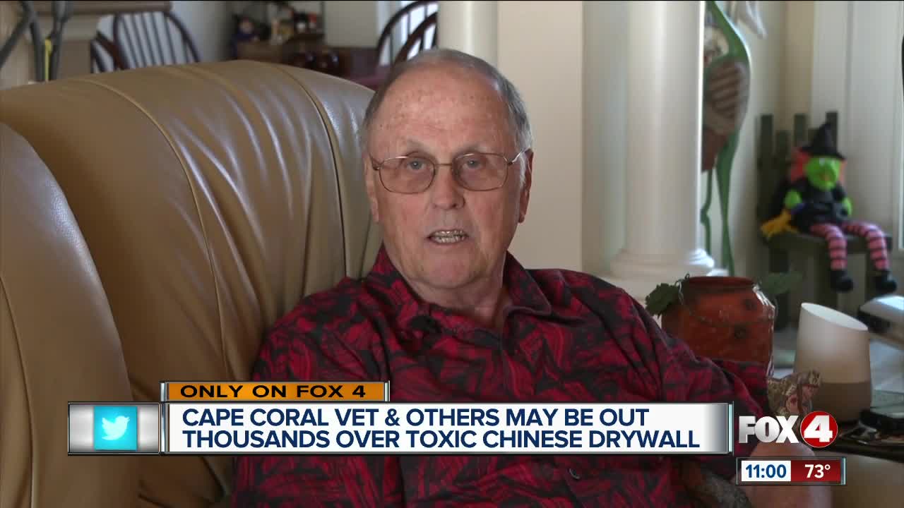 Cape Coral veteran might be out of thousands over Chinese drywall