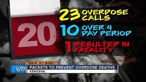 'Every second is precious': 23 people overdose in Kenosha in three-week period