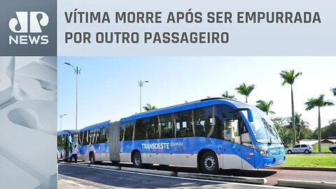 Discussão termina com morte de jovem após ser atropelado por ônibus do BRT no RJ