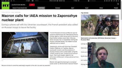 Macron discusses with Putin about the IAEA inspection on Zaporozhye