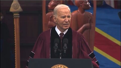 Biden Plays The Race Card At Morehouse College