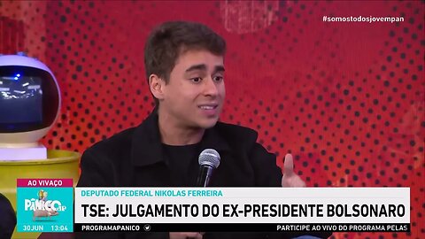 NIKOLAS FERREIRA COMENTA SOBRE INELEGIBILIDADE DE JAIR BOLSONARO