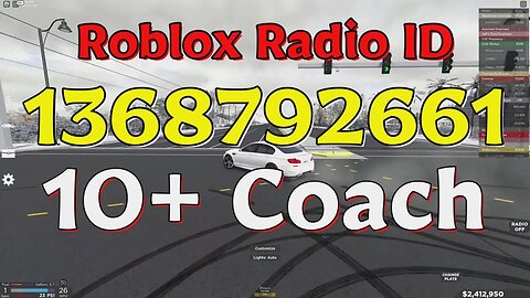 Coach Roblox Radio Codes/IDs