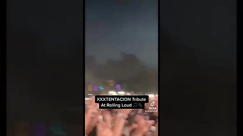 XXXTENTACION Tribute At Rolling Loud #music #fyp #xxxtentacion #vibes #concert #rollingloud #rap