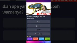 Ikan ini bisa berubah warna seperti bunglon | Quizzland level 6 part7