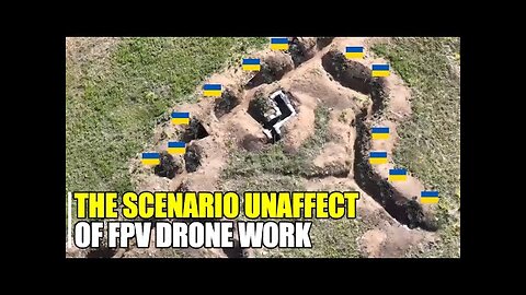 New rat-track trench of Ukraine in Vyemka meet FPV drone