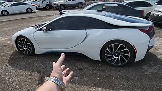 BMW i8 Doors Up Something Else Down