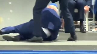 President Biden Falls At Air Force Academy Graduation HD