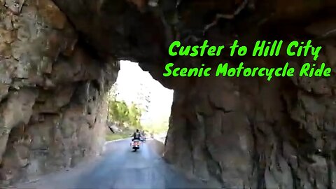 Custer to Hill City South Dakota Motorcycle Ride Sturgis Motorcycle Rally