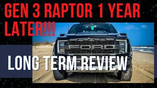 Gen3 Raptor 1 Year Later..In Depth Discussion #raptor #fordperformance #gen3
