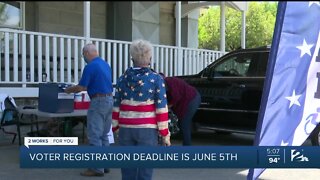 Voter registration deadline is June 5