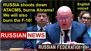 Russia shoots down ATACMS, burns Leopards and Abrams. We will also burn the F-16! Ukraine