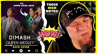 DIMASH "Queen Medley" ft. Super Vocal Boys // Audio Engineer & Musician Reacts