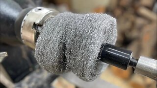 Woodturning STEEL Wool!