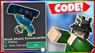 (💎RARE!) How To Get The Noob Attack Snow Board!