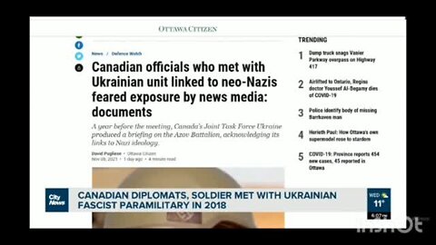 Canada's meeting with Ukraine's self-professed Na*zi paramilitary