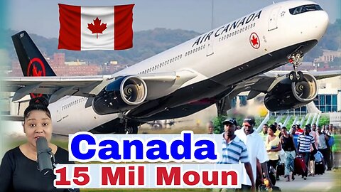 FLASH ! 🍁 Canada Sou Route Poul Pran 15 Mil Moun Pye Kout Pran Devan/ Comise Muscadin Frape Fo