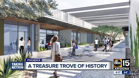 Buried ‘treasure’ unearthed at former Phoenix mall