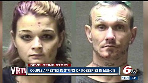 ‘Bonnie and Clyde’ accused of robbing several convenience stores in Muncie